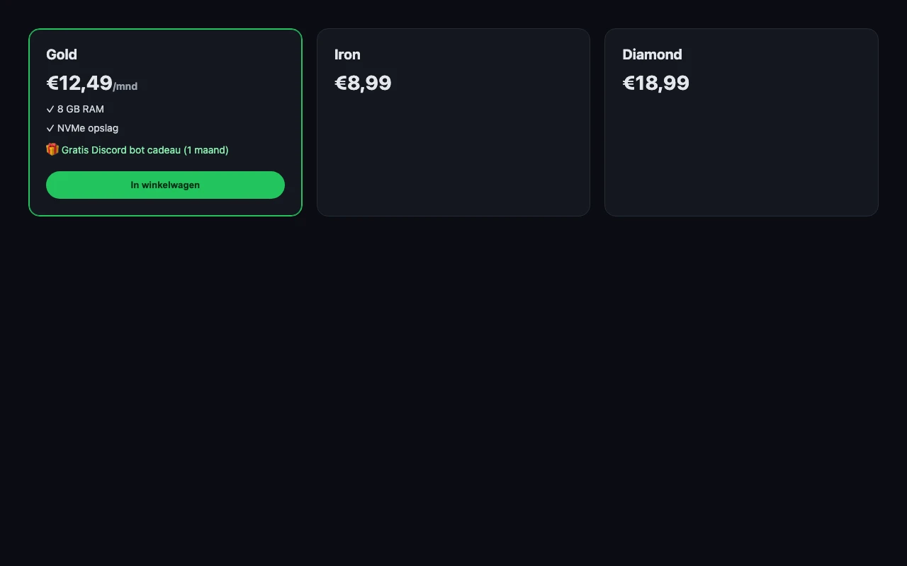 Plan perk op pakketkaart